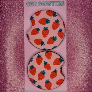 Strawberry Coasters