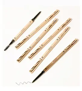ROZO Brow Definer Triangle Tip Easy Precision Eyebrow Pencil - Vegan Formula for Intense Color Payoff Makeup Cosmetic
