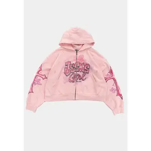 "JESUS GIRL" ZIP-UP