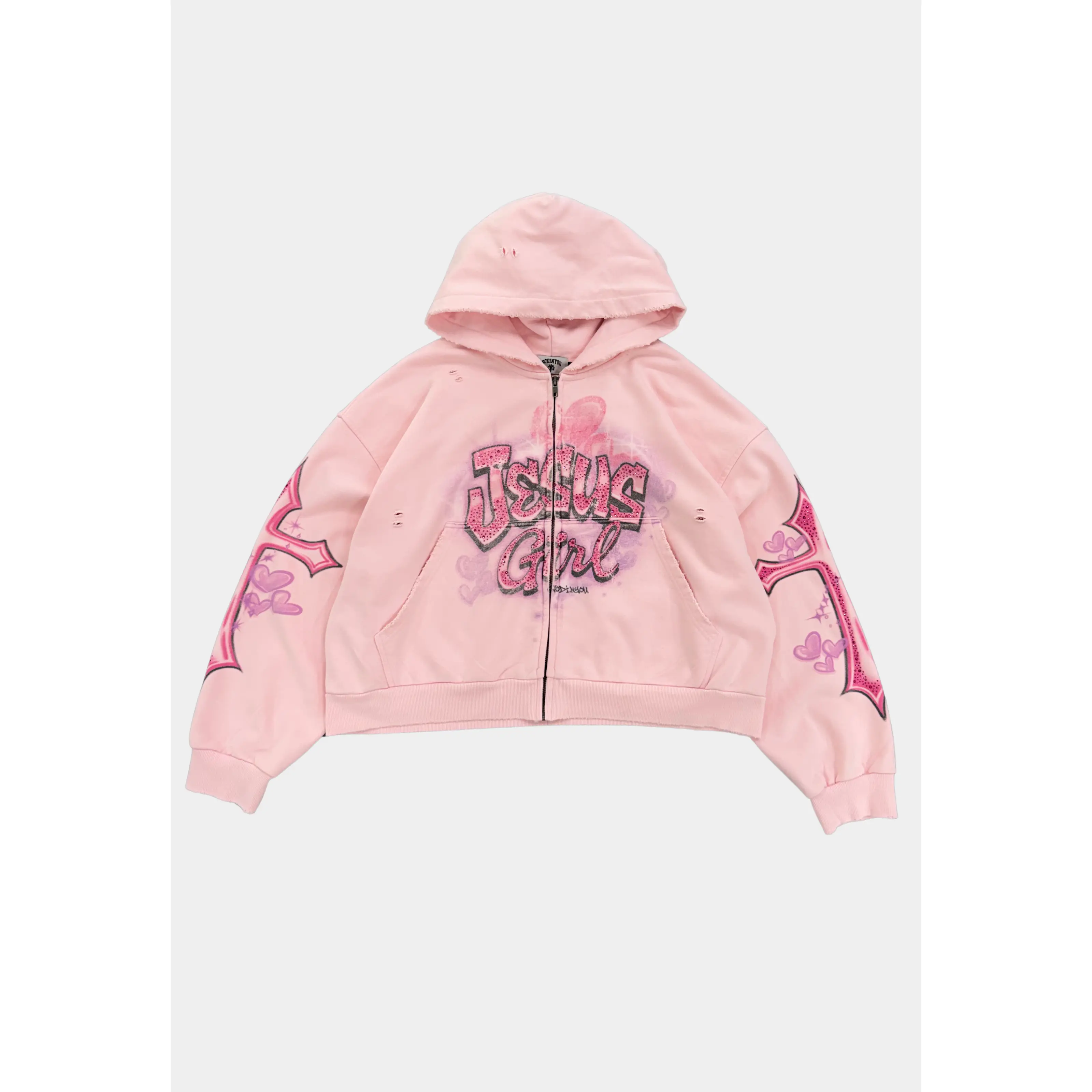 "JESUS GIRL" ZIP-UP