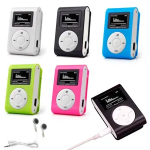 Mini  Player Hifi Mini USB Clip Support  Micro SD TF Card Fashionable Portable Mini USB  Player Walkman