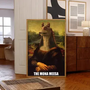 The Mona Meesa Trendy Funny Wall Art Poster Home Decor Wall decor