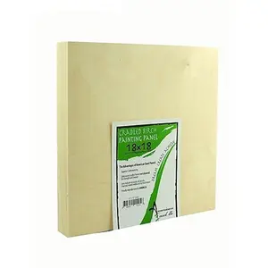 American Easel  18 x 18 in.Deep Birch Painting Panel - Natural