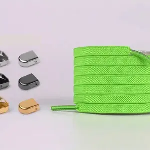 Fashion No Tie Shoe Laces Elastic Laces Sneakers Flat Shoelaces Without Ties Kids Adult Quick Shoe Lace Rubber Bands for Shoes