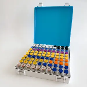 Vial Case for 100 x 3mL Vials, Peptide Storage Case for refrigerator and freezer - Multiple Colors