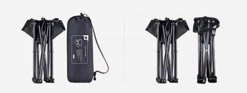 KingCamp Camping Stool – Small Portable Folding Stool, Mini Lightweight Backpacking Lounging Chair for Outdoor Camping, Hiking, Fishing, Travel, and Picnics