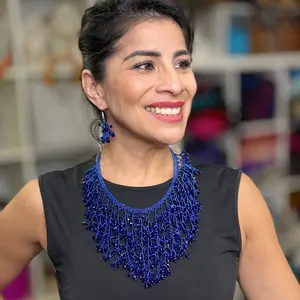 Raíz cristal - collar artesanal mexicano - Mexican necklace Handmade beaded - collar huichol - collar mexicano - Mexican necklaces