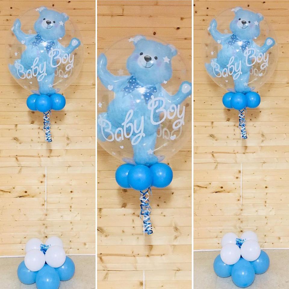 Bear Transparent Ball – Clear Decorative Toy or Collectible Ornament