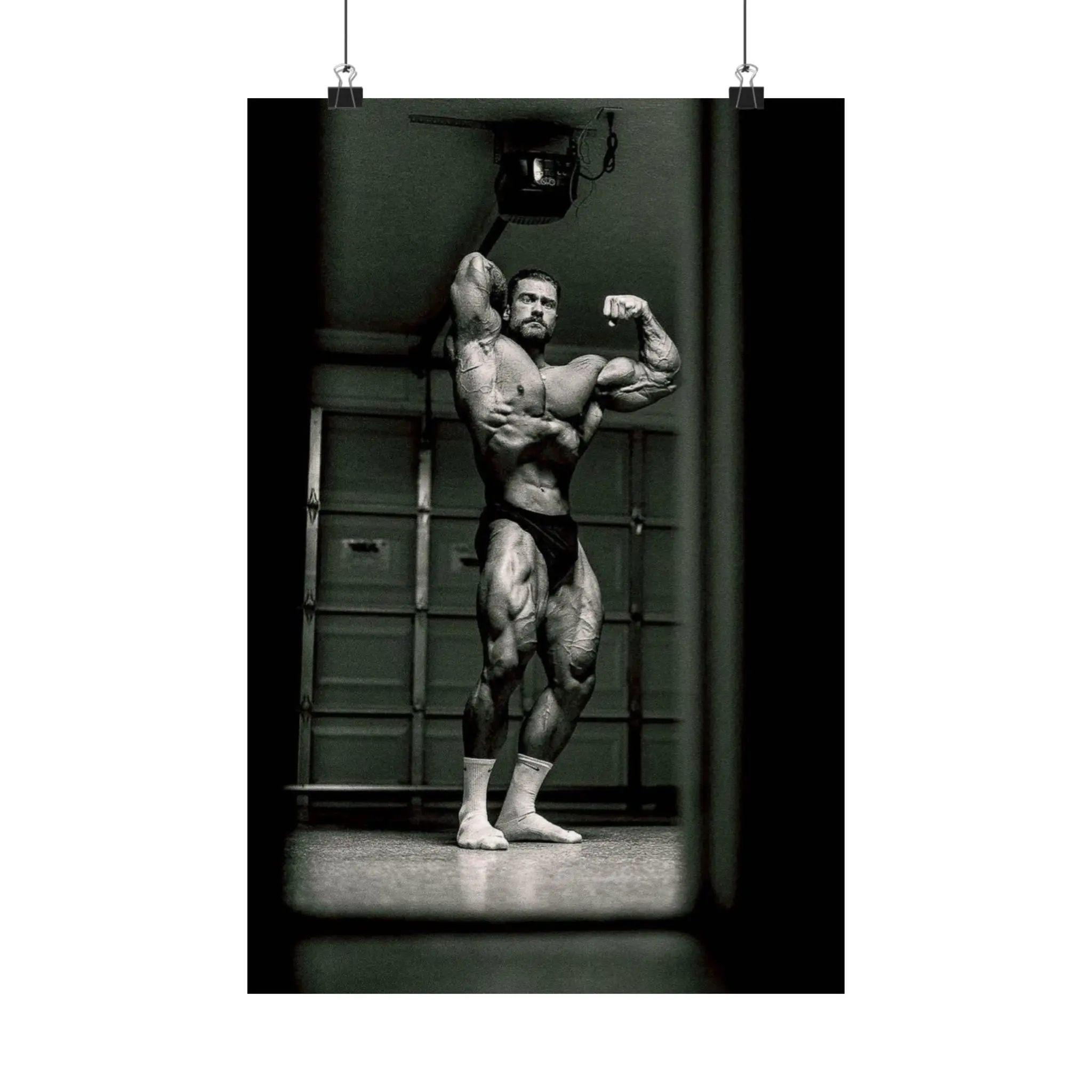 Cbum Christ Bumstead Matte Vertical Poster Print - Hanging Artistic Photo, Motivational Workout Home Supplies Decor, Multi-Size Back to School Dorm Gym Decor for Fitness Enthusiasts