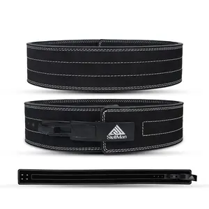 Stellman VeloLock Powerlifting Lever Belt for Weight Lifting – Black