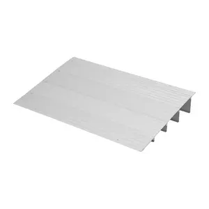 Threshold Ramps for Doorways, 4" Rise Door Ramp for Wheelchairs, Aluminum Door Threshold Ramp, 700 lbs Load Capacity Adjustable Threshold Ramp for Wheelchairs, Scooters, Power Chairs, Home Steps Entry