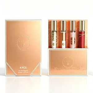 Perfume Gift Set, Premium Perfume Combo for Women and Men, 35ml X 4pcs Eau de Toilette Fragrance with Fruity Floral Oriental & Leather Amber, Romantic Gift Choice, Floral Fragrances