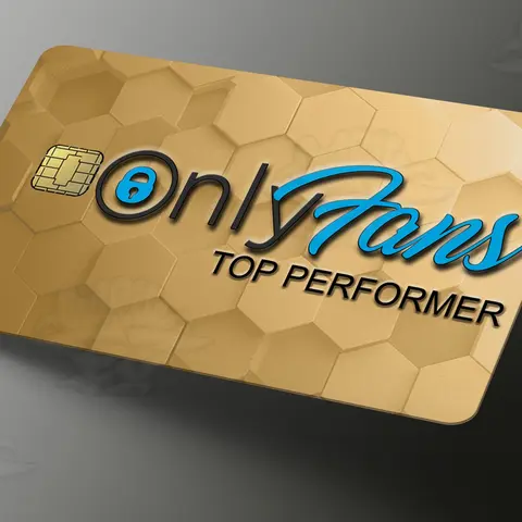 Only Fans TOP PERFORMER Credit Card Skin, Debit Card Covering (small chip), Card Design, Debit Card