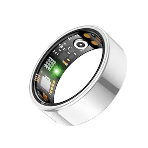 LivUp Smart Ring, Silver, Size 7&8