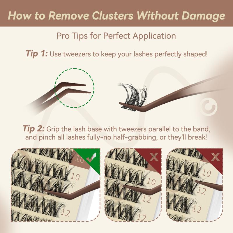 MaxComfi Spider Lashes Breeze | DD Curl Kylie&Kim Lashes Vibe but Better Long-Lasting Waterproof & Super Soft&Thin Band | Venus Velure Waterproof Long-Lasting Natural Daily  Beginner-Friendly DIY Lashes for Flawless Voluminous Look Trendy Must-Have