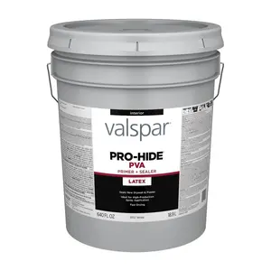 Valspar  5 gal PVA Latex Pail Primer & Sealer, White
