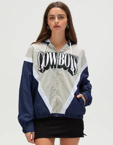 WEAR BY ERIN ANDREWS Dallas Cowboys Womens Windbreaker Jacket