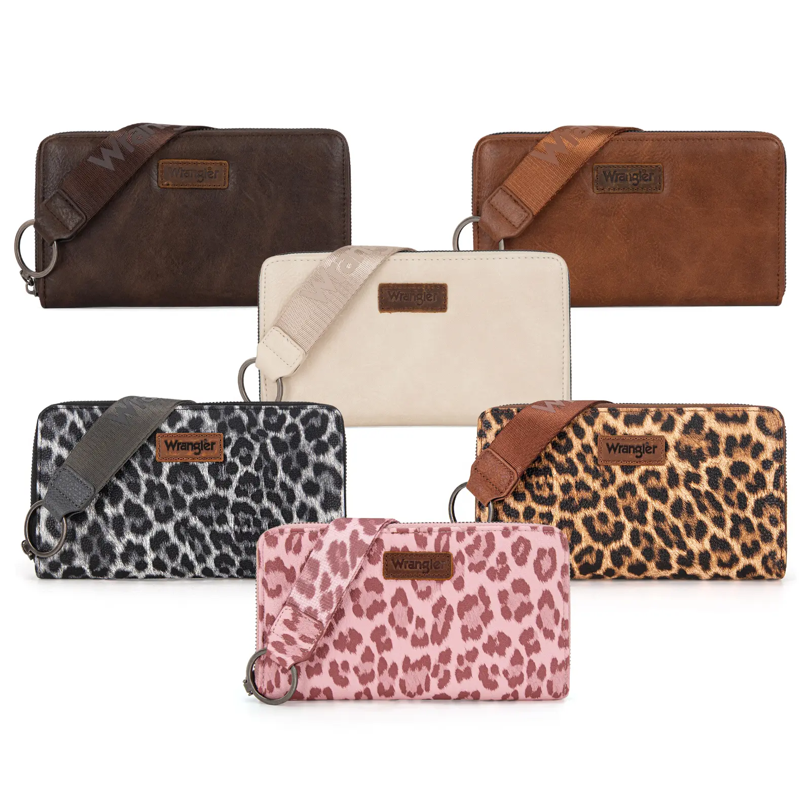 Wrangler Womens Wallet Leather Wristlet Long Purse Designer Clutch Large Capacity Wrangler Womens Wallet Leather Wristlet Long Purse Designer Clutch Large Capacity
