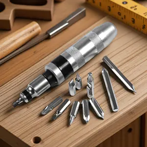 Industrial Grade Impact Screwdriver Set, Multifunctional Screw Extractor, Anti-breakage High Torque Durable Tool Set, Car Disassembly Mechanical Repair Special Tool