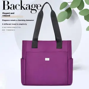 Tote Bags Shoulder Bags Commuting Travel Women's Bag Computer New Large Capacity Nylon Waterproof Oxford Cloth Handbag‌。
