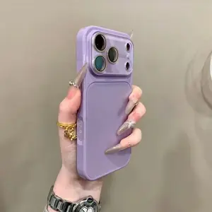 High Appearance Large Window Phone Case for IP 17 Pro Max Vibrant Color Shockproof Full Protection Cover Compatible with IP 16 Pro Max 15 Pro 14 13, Accessories, Smartphone