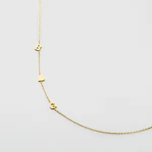 Sideways Letter Necklace