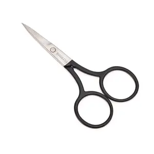 VOCOSTE 1 Pc Women Embroidery Scissors Grooming Scissors for Beauty Parlor Black