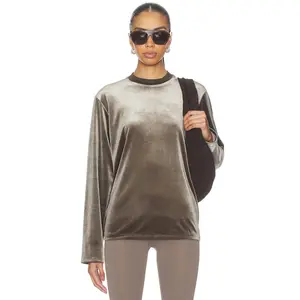 Fear of God ESSENTIALS Classic Long Sleeve Tee in Brown