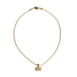 Brat Gold Charm Necklace | cocoatemyshoes