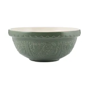 Mason Cash In the Forest S18 (2.85 Qt) Embossed Mixing Bowl | Owl (Green)