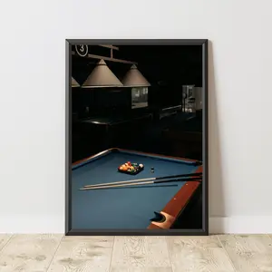 Billiard Poster, Billiard Print, Billiard Wall Art, Pool Poster, Pool Print, Pool Wall Art