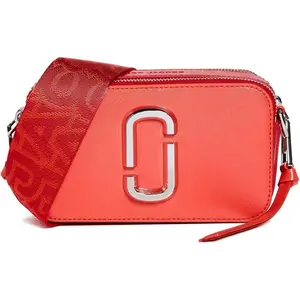 Marc Jacobs Womens The Snapshot Bag Shoulder Bag - Electric Orange Multi 2P3HCR005H01-847