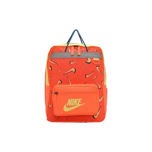 Nike Tanjun 3D Logo Full-Print Polyester Backpack for Men in Orange