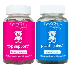Strawberry and blueberry flavors - Exercise aids - Beauty and rejuvenation - Women's support supplements - Berry flavors - Essential herbs - Multiple vitamins-Canned gummies Healthcare Fitness Dietary Edible