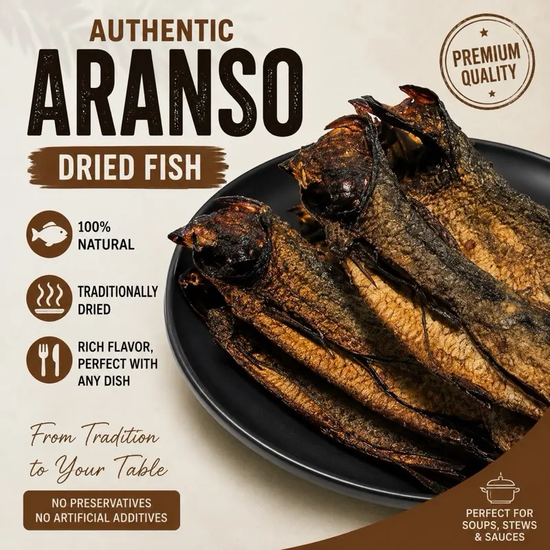 Traditional High-Quality Dried Fish Seafood Snack, Package Includes 3 Fish