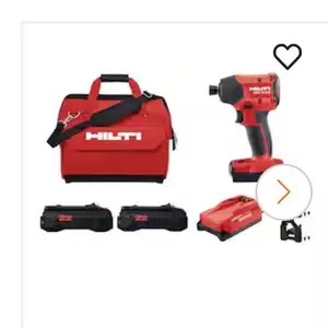 Larger battery SID 6 cordless impact kit with 2- B-22 85 batteries, charger, and bag