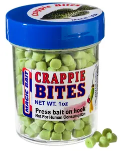 Crappie Bites Magic Bait, Chartreuse 1oz - Ideal for Fishing, Versatile Bait for Crappie Hunting