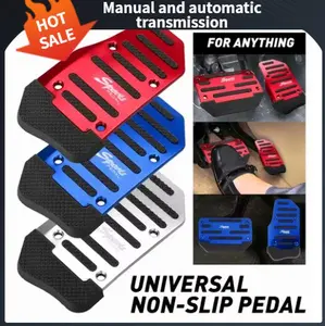 General Motors anti slip foot pedal pad cover aluminum manual transmission automatic transmission brake throttle car interior accessories