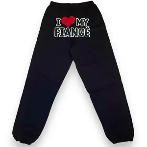 “I love my fiancé” sweatpants