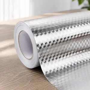 Self-Adhesive Kitchen Splashback: Heat-Resistant Waterproof Stove Film, Seamless Fit, Peel & Stick Wallpaper, Removable Drawer Liner, Mold-Proof Tile Sticker for Rental Upgrades & Home Decor