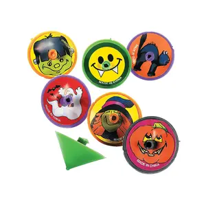 1 1/4" Bulk 144 Pc. Mini Halloween Monster Characters Spin Tops