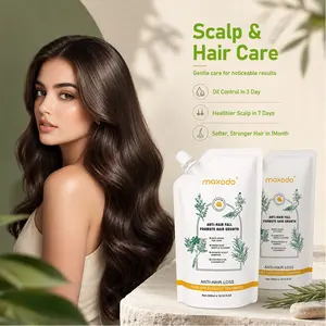 Maxodo Amino Acid Scalp Care Shampoo – Botanical Hair Strengthening Formula with Rosemary, Zinc PCA & Ceramides – Oil Control & Gentle Daily Cleanse – 300ml