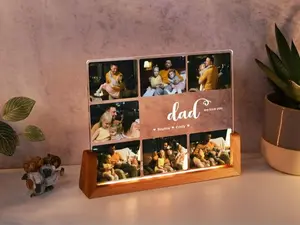Personalized Photo Collage, Dad Photo Gift, Customized Frame & Photo, Fathers Day Photo Collage, Father's Day Gift, Dad Birthday Gift, Father's Day Gift, Fathers Day Gift Ideas 2026