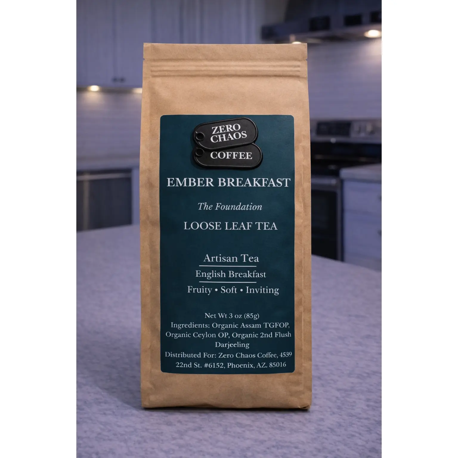 Ember Breakfast | Morning Black Tea Blend | Loose Leaf | Zero Chaos Coffee