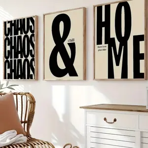 Modern Canvas Wall Art Set, 3-Piece Wooden Framed Prints for Bedroom Living Room Hallway Winter Decor Modern Home Decor Ideal Gift