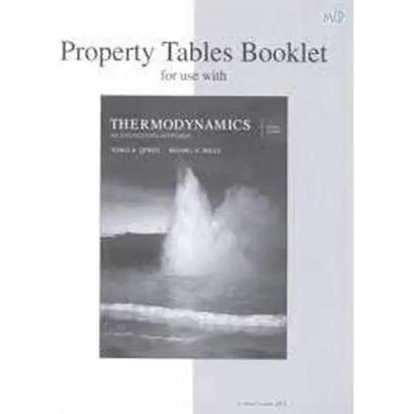 USED Book - Property Tables Booklet: For Use with Thermodynamics An Engineering Approach (4th Edition) by Yunus A. Cengel (Paperback) - english