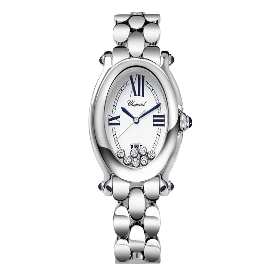 Chopard Happy Sport Oval 7 Floating Diamonds watch 278418-3002/ WHP039425