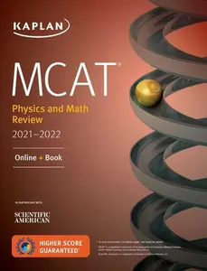 USED Book - MCAT Physics and Math Review 2021-2022: Online + Book by Kaplan Test Prep (Paperback) - english