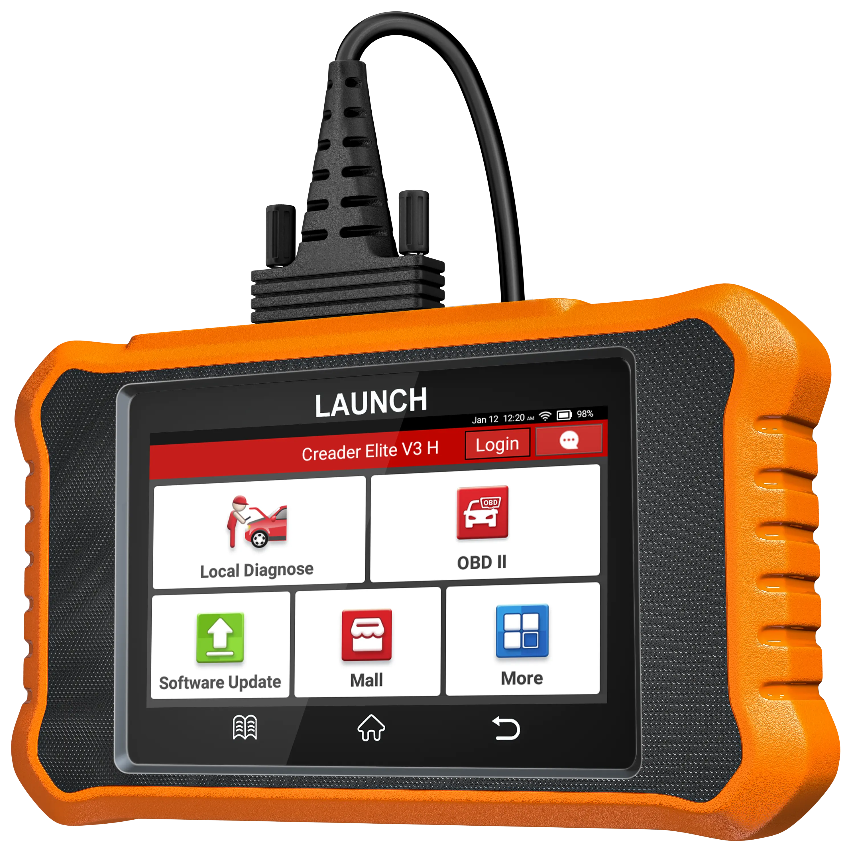 2026 Launch Creader Elite 3.0 Automotive Diagnostic Tool - OBD2 Car Scanner for Honda Acura 2026, Full Systems Bidirectional Automotive Scan Tool with All Reset Services, Wi-Fi, Spanish & French Support