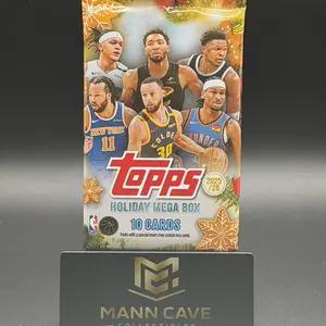 2025-26 Topps Holiday Basketball Mega Pack (1) | Factory Sealed | All Cards Ship | Rip & Ship